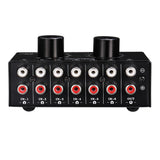 Max 6 Input 1 Output Audio Signal Source Selection Selector Switcher Splitter