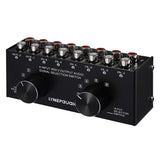 Max 6 Input 2 Output Stereo Audio Signal Selection Speaker Switcher RCA Port