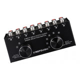Max 6 Input 2 Output Stereo Audio Signal Selection Speaker Switcher RCA Port