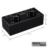 Max 6 Input 2 Output Stereo Audio Signal Selection Speaker Switcher RCA Port