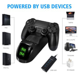 Maxbell PS4 Wireless Controller Dual Charge Dock Station for PS4 Pro Controller