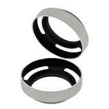 Max Maxb 2pcs Silver Aluminium Vented Lens Hood Shade For Leica 52mm