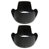 Max 2PC Camera Lens Hood for Canon ET-60II Anti-glaring AF 24-85mm/AF-S 24-120mm