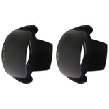 Max 2PC Camera Lens Hood for Canon ET-60II Anti-glaring AF 24-85mm/AF-S 24-120mm