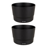 Max 2Pcs Camera Lens Hood for Canon ET-63 Anti-glaring AF 24-85mm/AF-S 24-120mm