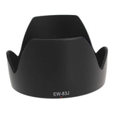Max 2Pcs Camera Lens Hood Anti-glaring for Canon EW-83J AF 24-85mm/AF-S 24-120mm