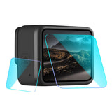 Max Tempered Glass Front and Back Screen Protector for Gopro 8 Black
