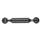 Max Dive Photography Dual Ball Buoyancy Light Arm Ultralight Carbon Fiber Black