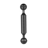 Max Dive Photography Dual Ball Buoyancy Light Arm Ultralight Carbon Fiber Black