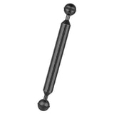 Max Camera Diving Ultra Light Carbon Fiber Double Ball Head Lamp Arm Black