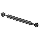 Max Camera Diving Ultra Light Carbon Fiber Double Ball Head Lamp Arm Black