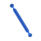 Max Double Ball Head 20.8mm 9"Buoyancy Arm for Underwater Diving Photograp Blue