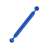 Max Double Ball Head 20.8mm 9"Buoyancy Arm for Underwater Diving Photograp Blue