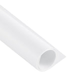 Max 1.64 ft Studio Backdrop Photography Solid Background PVC Waterproof White