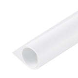 Max 1.64 ft Studio Backdrop Photography Solid Background PVC Waterproof White