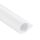 Max 1.64 ft Studio Backdrop Photography Solid Background PVC Waterproof White