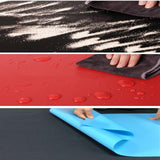 Max 1.64 ft Studio Backdrop Photography Solid Background PVC Waterproof White