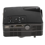 Maxbell H80 Mini Portable Supports Full HD 1080P LED Projector Home Theater Black