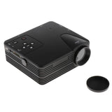 Maxbell H80 Mini Portable Supports Full HD 1080P LED Projector Home Theater Black