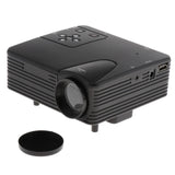 Maxbell H80 Mini Portable Supports Full HD 1080P LED Projector Home Theater Black