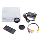 Maxbell H80 Portable 640x480 Pixels Support Full HD 1080P US Home Theater Projector