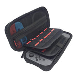 Max Carry Bag Case Shell Game Console Protective Shell for Nintendo Black+Red