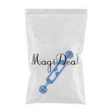 Max Camera Diving Ultra Light Carbon Fiber Double Ball Head Lamp Arm 1" inch Blue
