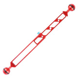 Max Camera Diving Ultra Light Carbon Fiber Double Ball Head Lamp Red