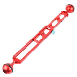 Max Camera Diving Ultra Light Carbon Fiber Double Ball Head Lamp Red