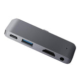 Max Type-C Dock Station USB-C To HDMI Charger Hub Adapter For iPad Pro Gray