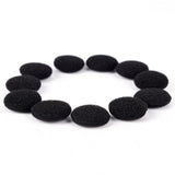 Max 18mm Sponge Earphone Earpad 16 Pcs Replacement Black In-ear Earpiece Cover