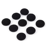 Max 18mm Sponge Earphone Earpad 16 Pcs Replacement Black In-ear Earpiece Cover