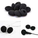 Max 18mm Sponge Earphone Earpad 16 Pcs Replacement Black In-ear Earpiece Cover