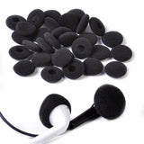 Max 18mm Sponge Earphone Earpad 16 Pcs Replacement Black In-ear Earpiece Cover