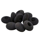 Max 18mm Sponge Earphone Earpad 16 Pcs Replacement Black In-ear Earpiece Cover