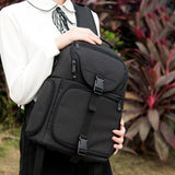 Max Multi-functional Waterproof Camera Knapsack Portable Travel Camera Bag Gray