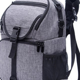Max Multi-functional Waterproof Camera Knapsack Portable Travel Camera Bag Gray