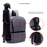 Max Multi-functional Waterproof Camera Knapsack Portable Travel for Camera Black