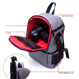 Max Multi-functional Waterproof Camera Knapsack Portable Travel for Camera Black