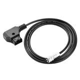 Max D-tap to Weipu 2Pin for BMPCC 4K Blackmagic 4k Camera Power Cable 80cm