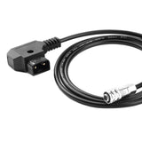 Max D-tap to Weipu 2Pin for BMPCC 4K Blackmagic 4k Camera Power Cable 150CM