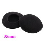 Max 2Pc Headphone Replacement Sponge Ear Pad In-ear Earphone Foam Cover Pad 35mm