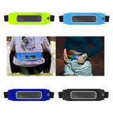 Max Waterproof LED Sports Waist Bag Running Workout Travel Belt Pouch Green
