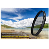 Max Maxb Universal CPL Circular Polarizer Camera Lens Filters Kit Ultra Slim 49mm