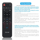 Maxbell Q9-BA BT Voice Control Keyboard Remote Control Keypad For TV Box Computer