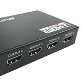Maxbell HDMI 2.0 1 in 4 out HD Automatic Manual Switcher 4K Synchronous HDMI Adapter