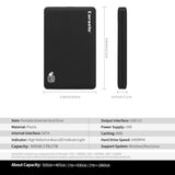 Maxbell Black 2.5 SATA to USB 3.0 Adapter Hard Disk Drive Enclosure HDD Box Case