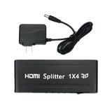 Maxbell HDMI Splitter Amplifier Duplicator 1x4 Hub 1 in 4 out 3D 1080p