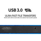 Maxbell Blue High Speed USB 3.0 Mobile HDD Portable External Hard Disk Driver 500GB
