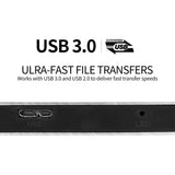 Maxbell Silver High Speed USB3.0 Mobile HDD Portable External Hard Disk Driver 1T